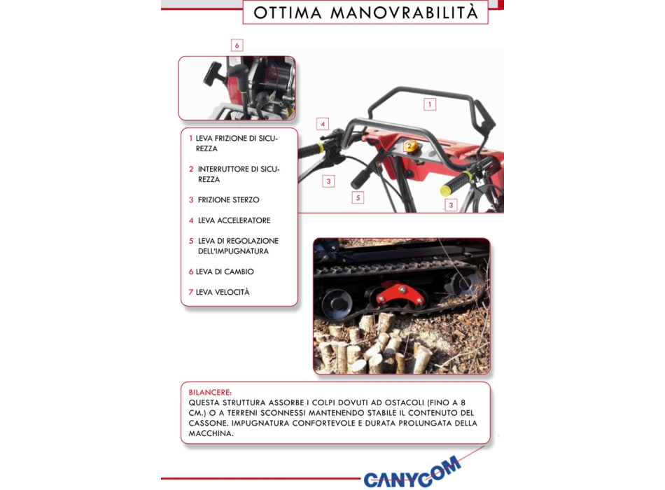 Transporteur Canycom BP311RT Agritech Store