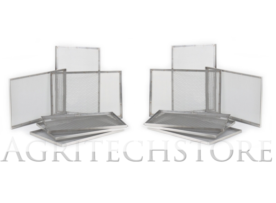 Kit 12 paniers en acier inoxydable CEB12 Agritech Store