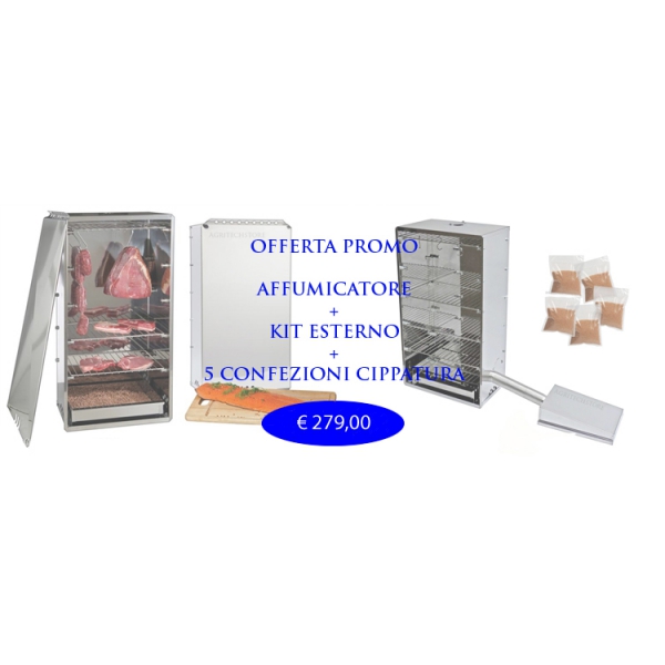 Fumeur offre de kits complets et externe 6 Kg.Cippato