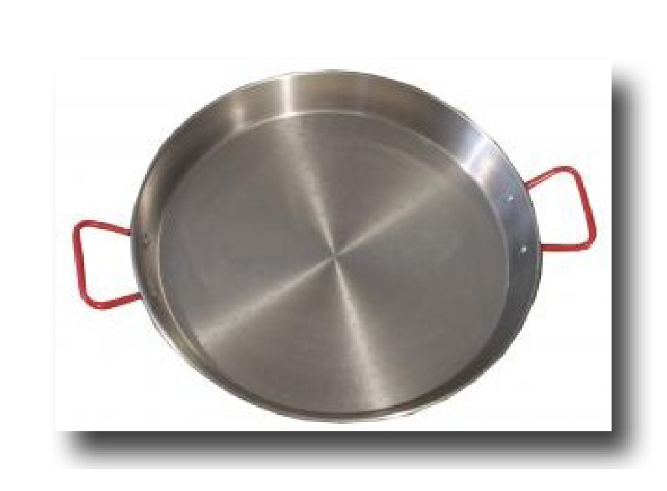 Poêle à paella en fonte, 80 cm de diamètre, avec 2 poignées. Agritech Store