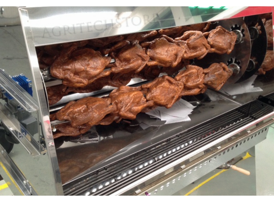 Poulets Rôtisserie pour professionnel en acier inoxydable Agritech Store