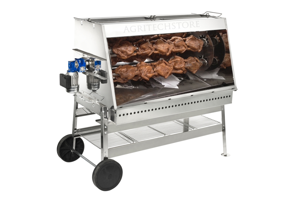 Poulets Rôtisserie pour professionnel en acier inoxydable 20-24 Poulets Agritech Store