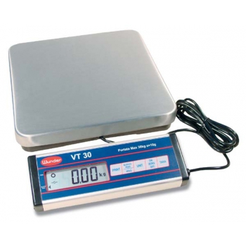 Balance VT30 inoxydable en acier inoxydable - Capacité 30 kg. Agritech Store