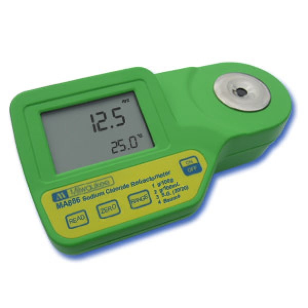 Réfractomètre numérique pour les mesures de chlorure de sodium MA886 Agritech Store