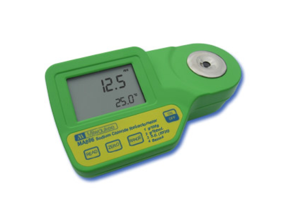 Réfractomètre numérique pour les mesures de chlorure de sodium MA886 Agritech Store