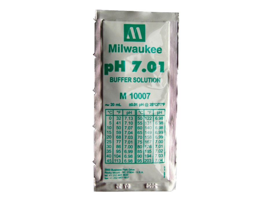 Solution d'étalonnage en sachets pour pH-mètres Agritech Store