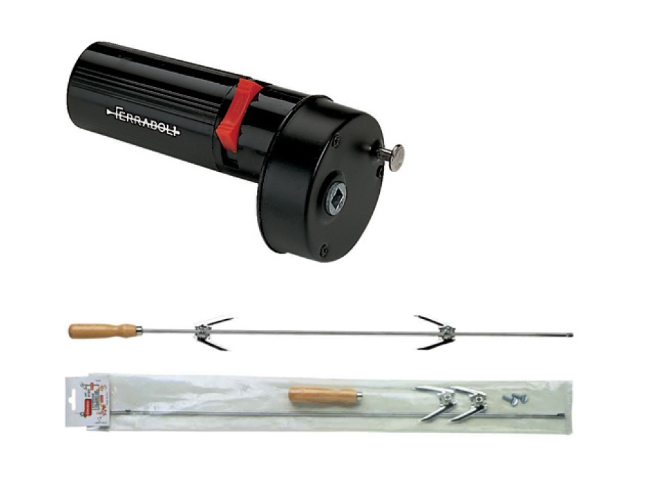 Kit Batterie moteur + brochette art.615 + 613 Agritech Store