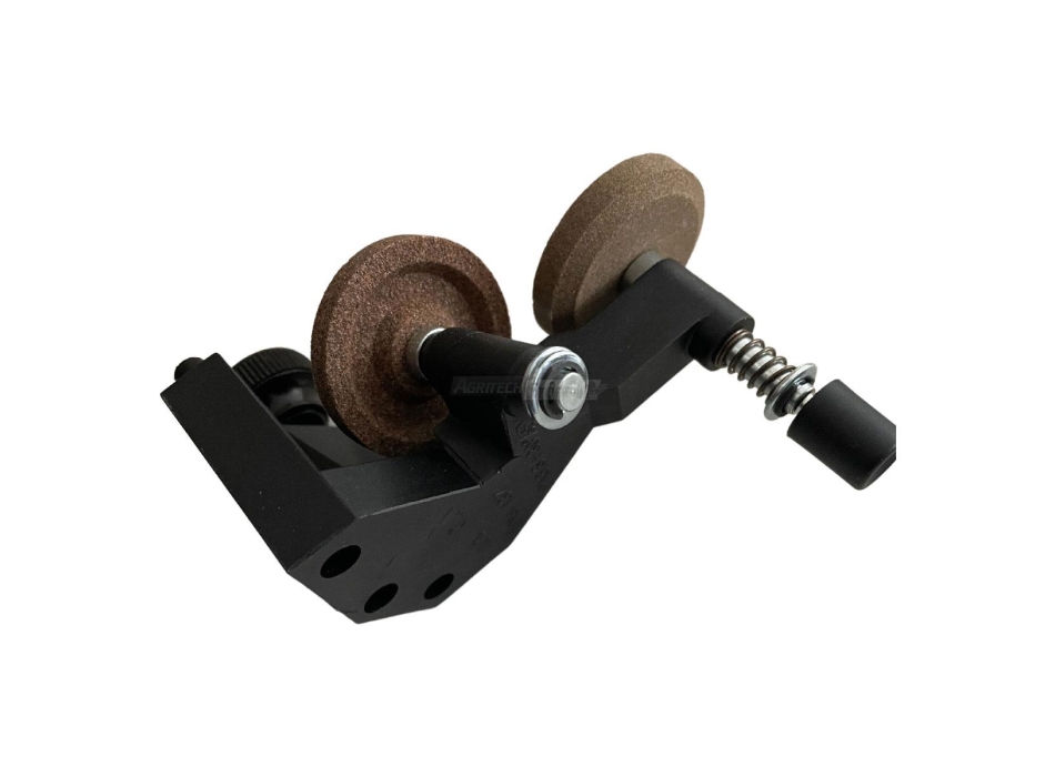 Aiguiseur amovible avec double émeri pour trancheuse Agritech Store