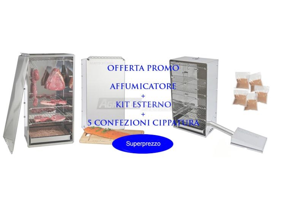 Fumeur offre de kits complets et externe 6 Kg.Cippato Agritech Store