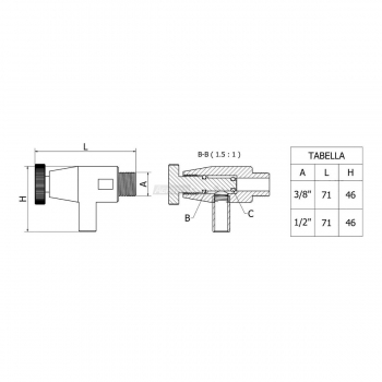 Inox Drip robinet 1/2 '' Agritech Store