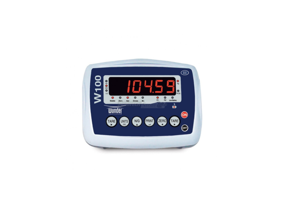 Balance électronique multifonctionnelle en aluminium Wunder W100 avec plateforme Agritech Store