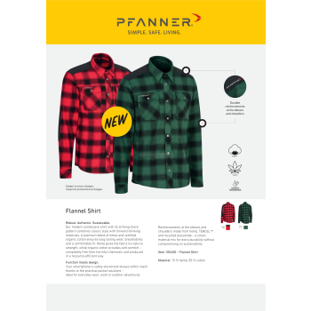 Chemise en flanelle pour homme Pfanner Agritech Store