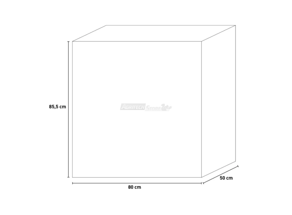 Chariot professionnel en acier inoxydable – 3 étagères avec roulettes Agritech Store