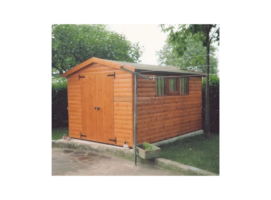 Maison en bois cm. 180x130 verrouillage Besagno Agritech Store