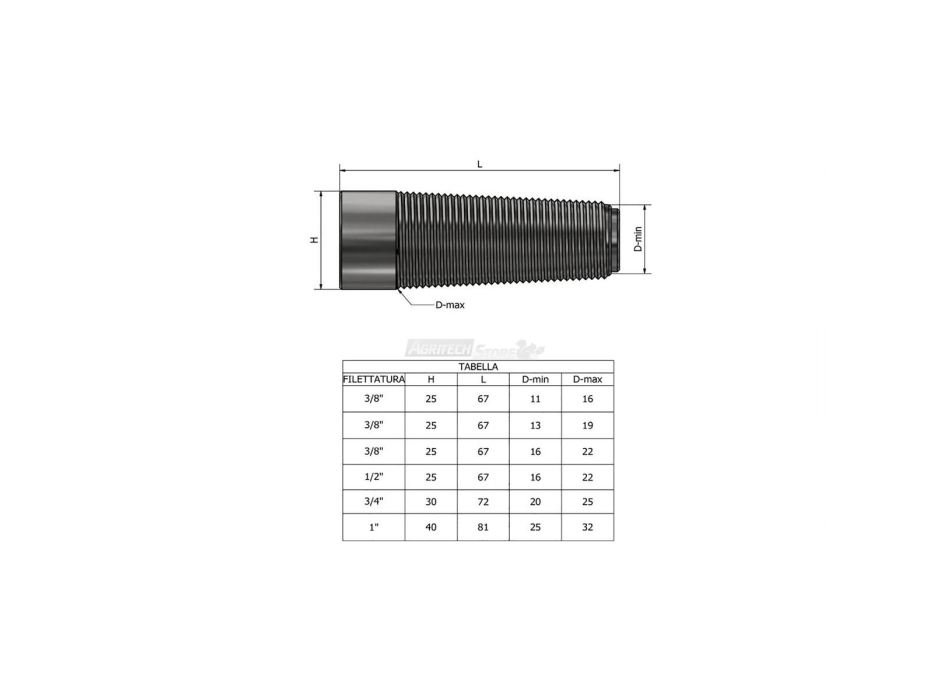 Inox Drip robinet 1/2 '' Agritech Store