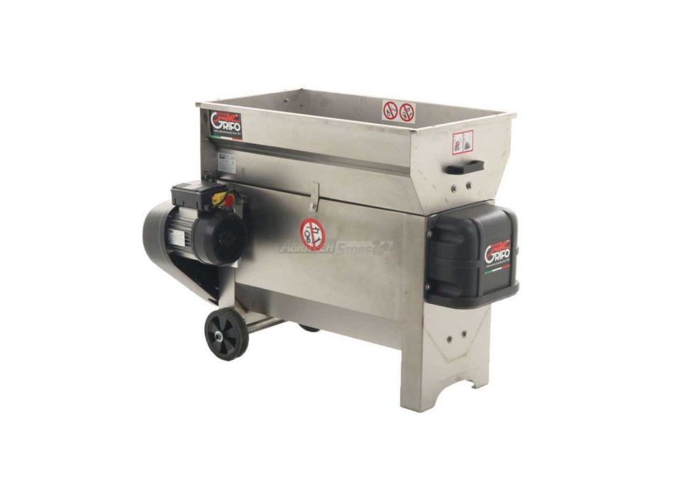 Egrappoir électrique avec cuve - 2 versions Agritech Store