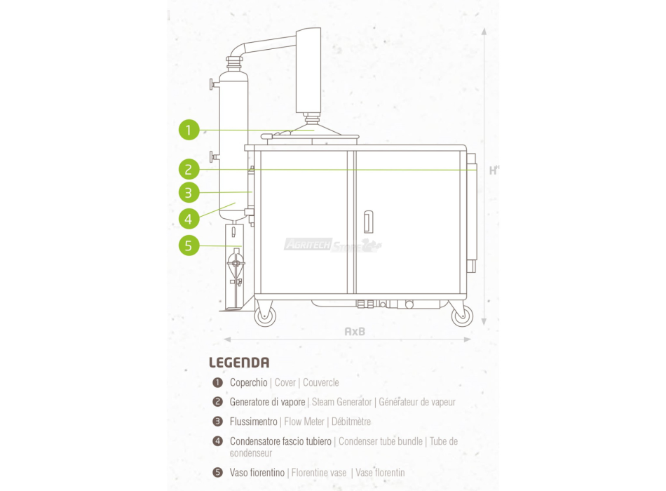 Distillateur Drago Pro - 2 tailles 150 l. / 250 l. Agritech Store
