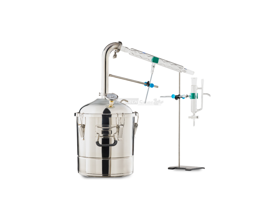 Distillateur professionnel d'huiles essentielles de 20 litres Agritech Store