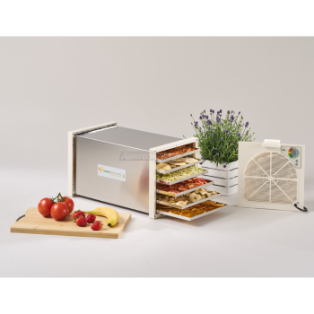Déshydrateur domestique Biosec De Luxe B6 en acier inoxydable – 6 paniers Agritech Store