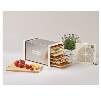 Déshydrateur domestique Biosec De Luxe B6 en acier inoxydable – 6 paniers Agritech Store