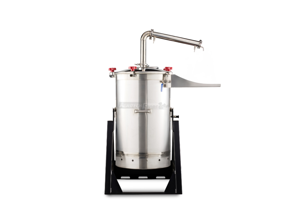 Extracteur d'huiles essentielles jusqu'à 150 litres pour distillation professionnelle Agritech Store