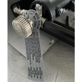 Réchaud à gaz d'extérieur 2 feux 8 kW en fonte peinte Agritech Store