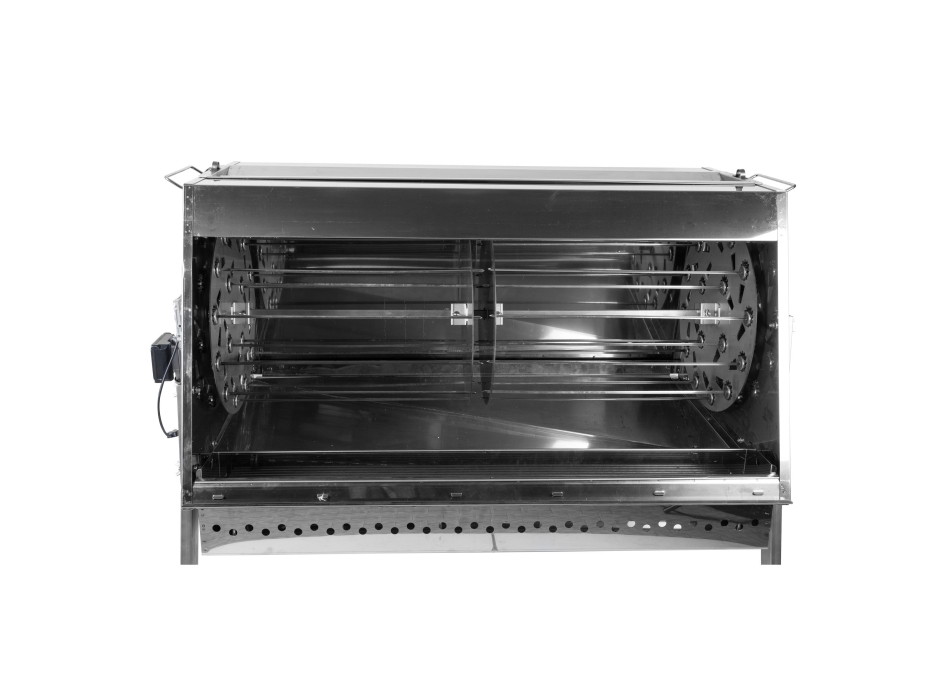 Rôtisserie professionnels en acier inoxydable de 120 cm à 16 Lance Agritech Store