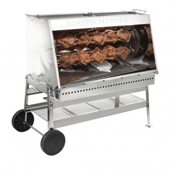 Poulets Rôtisserie pour professionnel en acier inoxydable 15-18 Poulets Agritech Store