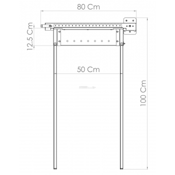 Tourner les Brochettes & Arrosticini Tecnoroast 20 pièces Unique Agritech Store