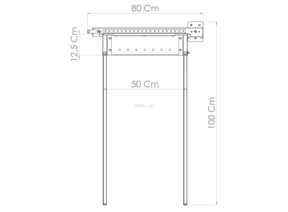 Tourner les Brochettes & Arrosticini Tecnoroast 20 pièces Unique Agritech Store