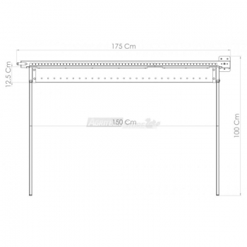 Grill Giraspiedini & Arrosticini Tecnoroast 60 pièces Unique Agritech Store