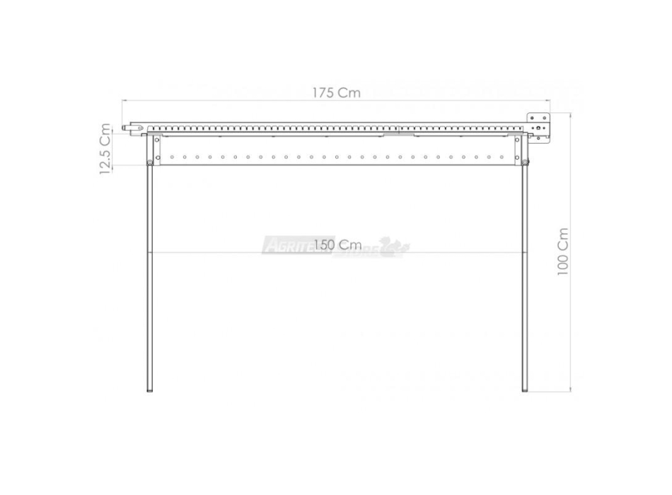 Grill Giraspiedini & Arrosticini Tecnoroast 60 pièces Unique Agritech Store