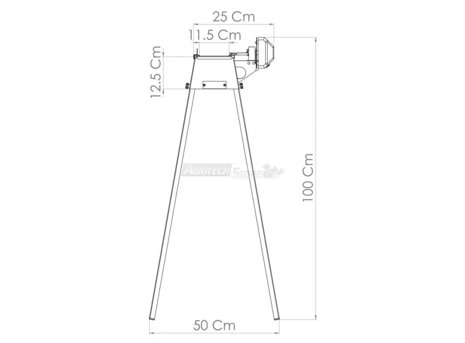 Grill Giraspiedini & Arrosticini Tecnoroast 60 pièces Unique Agritech Store