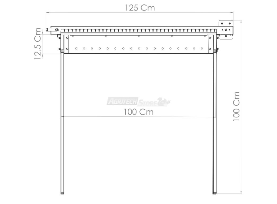 Brochettes Grill & Tecnoroast Arrosticini 80 Double Agritech Store