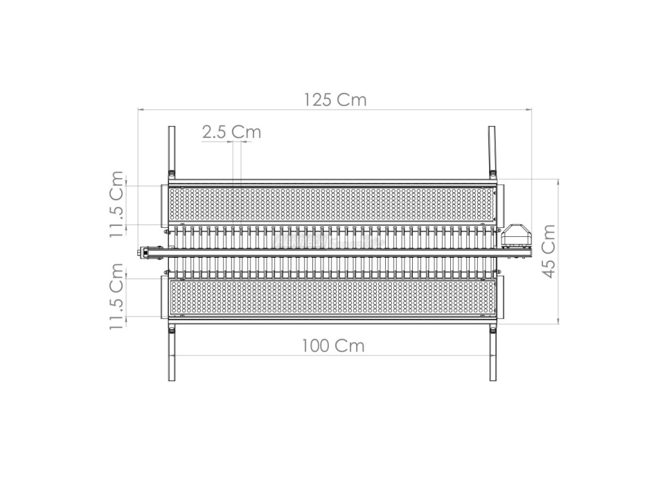 Brochettes Grill & Tecnoroast Arrosticini 80 Double Agritech Store