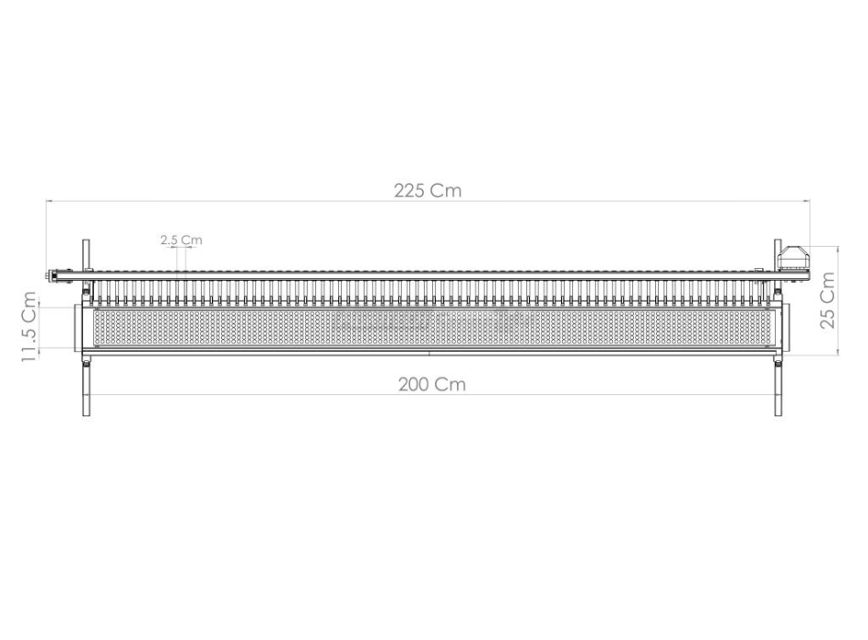 Brochettes Grill & Arrosticini Tecnoroast de 80 pièces Unique Agritech Store