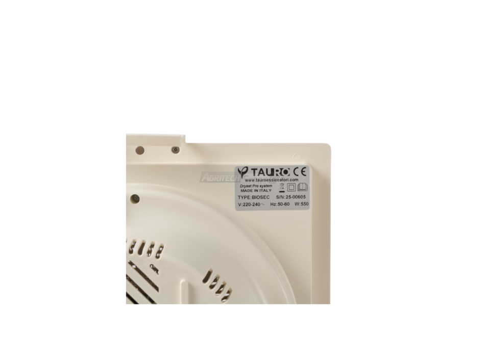 Groupe moteur Biosec avec système Dryset Pro – Remplacement pour séchoirs Agritech Store