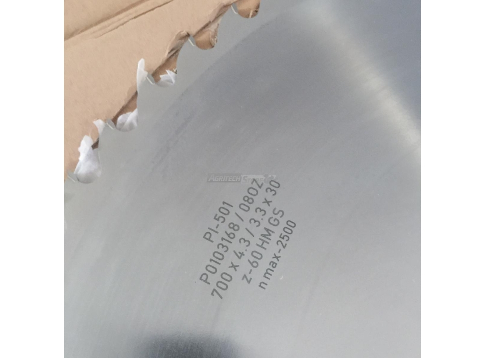 Lame de scie circulaire Widia, diamètre 700 mm Agritech Store