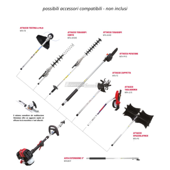Machine multifonction Shindaiwa M262S Agritech Store