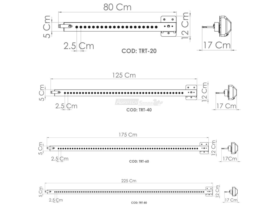Mécanisme de brochette et d'Arrosticini Agritech Store