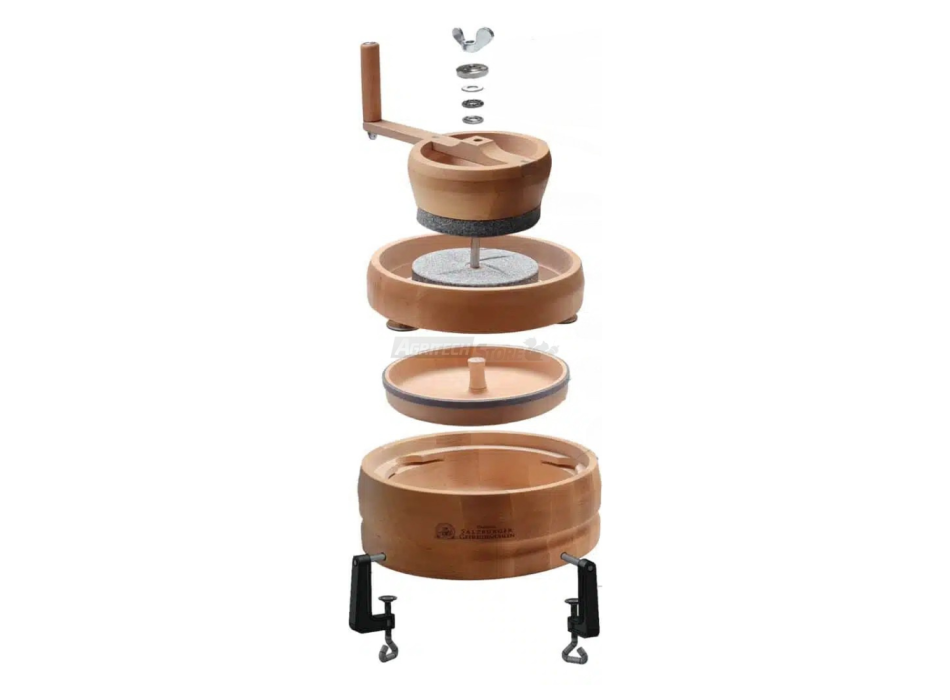 Moulin à grains - Moulin à grains manuel avec pierre en granit MH6 Agritech Store