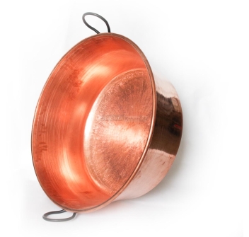 Chaudron en cuivre de 250 litres, diamètre spécial, hauteur 1/2 Agritech Store