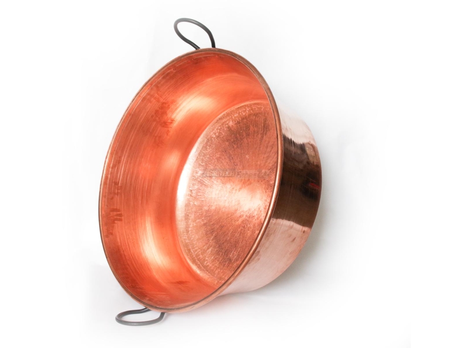 Chaudron en cuivre de 250 litres, diamètre spécial, hauteur 1/2 Agritech Store