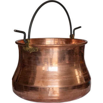 Chaudron en cuivre de 250 litres, diamètre spécial, hauteur 1/2 Agritech Store