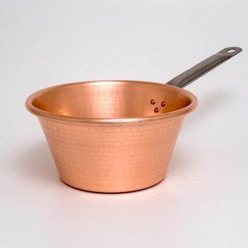 Marmite en cuivre 4 litres Ø24 fond plaque induction Agritech Store