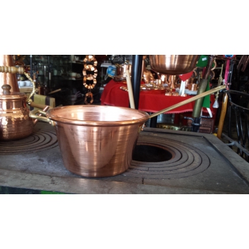 Marmite en cuivre à fond plat 22|24|26 cm  Agritech Store