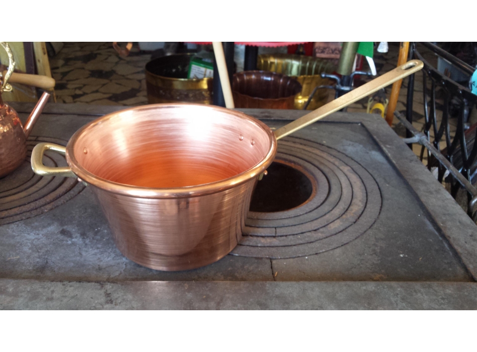 Marmite en cuivre à fond plat 22|24|26 cm  Agritech Store
