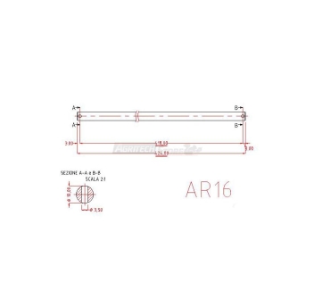 Axe porte-couteau pour scarificateurs Agrinova  Agritech Store