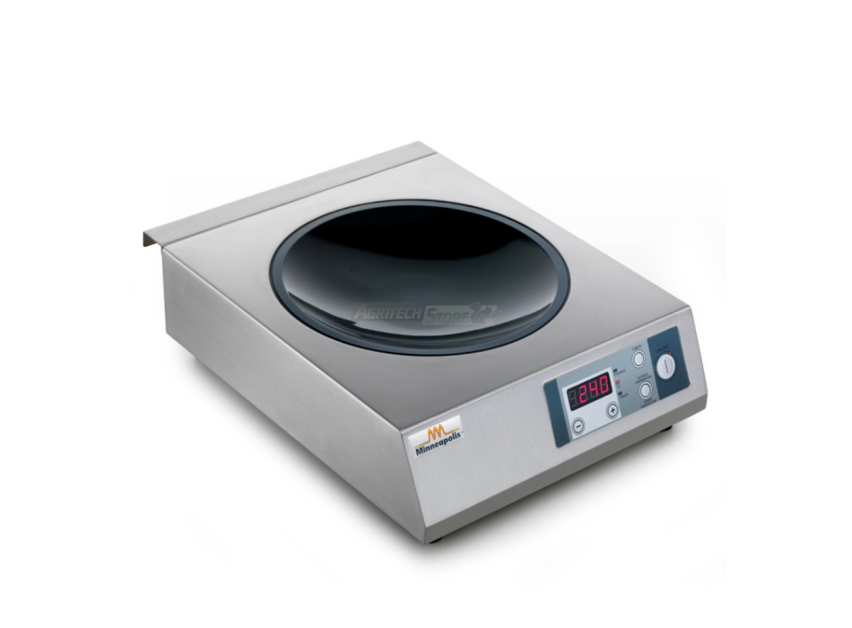 Plaque à wok à induction compacte Minneapolis IH 35 Professional 3,5 kW Agritech Store