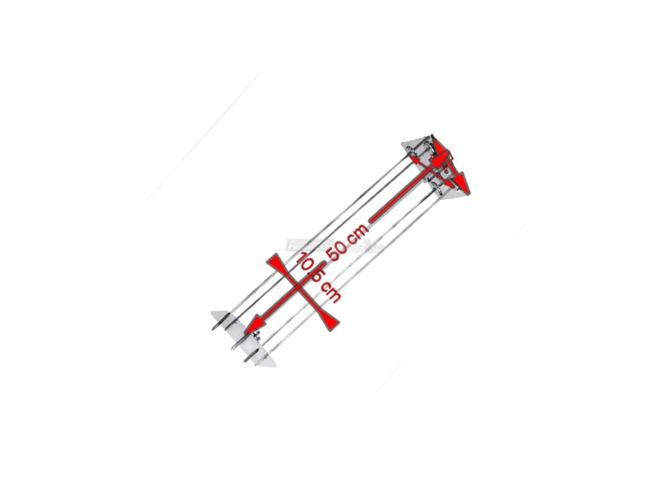 Sunburst Rotisserie satellite 4 Lance de 50 cm. 0545 + Auction Agritech Store